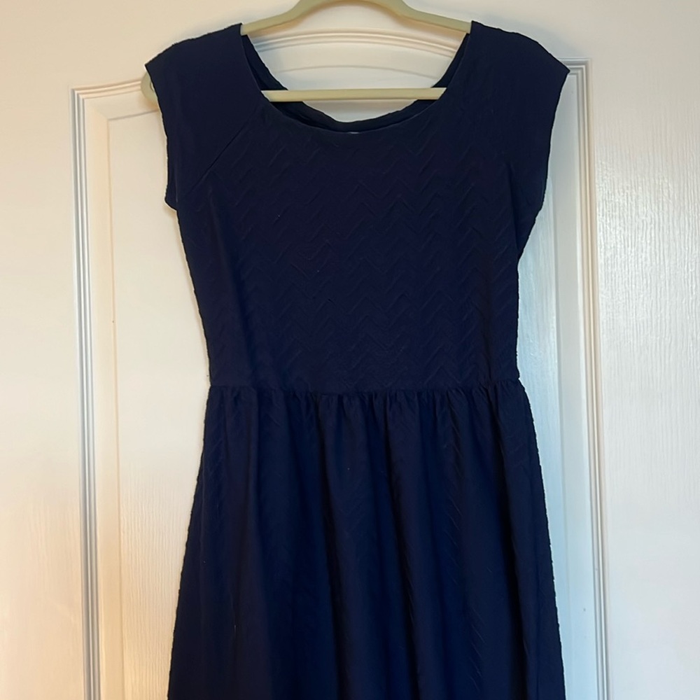 Xhilaration Navy Blue Stretchy Dress Size M